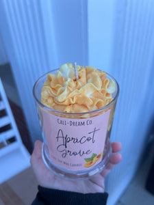 Apricot Grove whipped candle