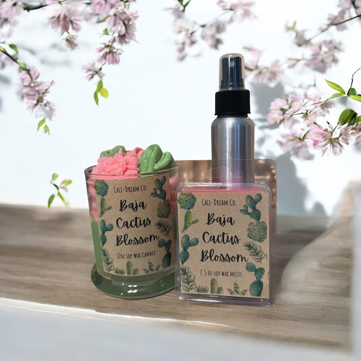 Baja Cactus Blossom Combo – Cali-Dream Handmade