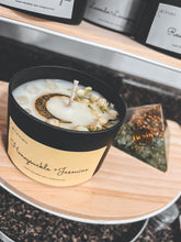 Load image into Gallery viewer, Honeysuckle + Jasmine Crystal Candle