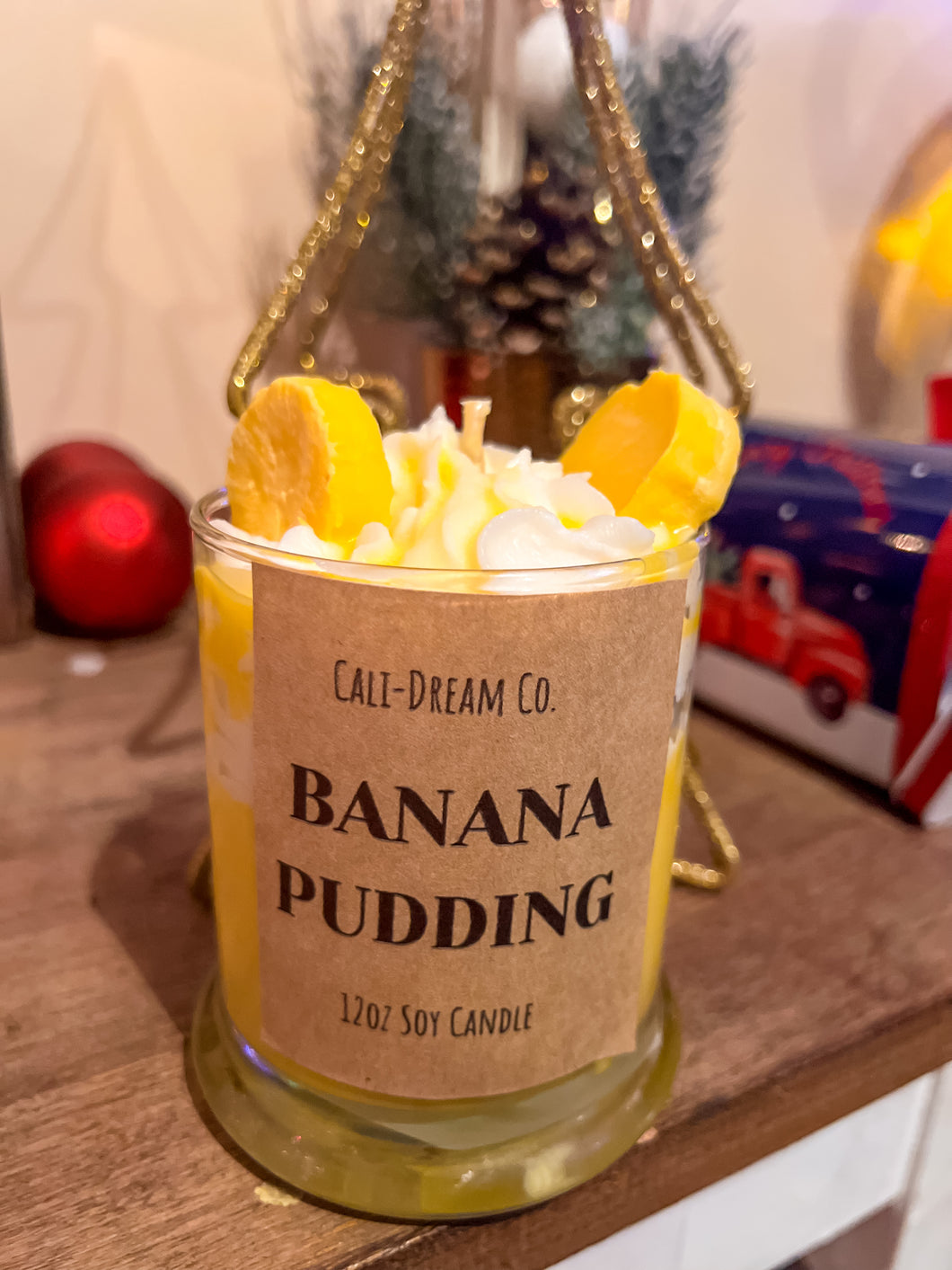 Banana Pudding Whipped Candle