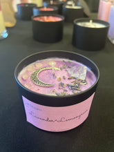 Load image into Gallery viewer, Lavender + Lemongrass crystal tin