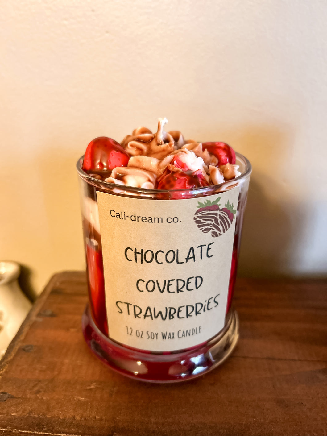 Chocolate Covered Strawberry Candle