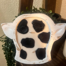 Load image into Gallery viewer, Cow Wooden Bowl Candle
