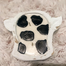 Load image into Gallery viewer, Cow Wooden Bowl Candle
