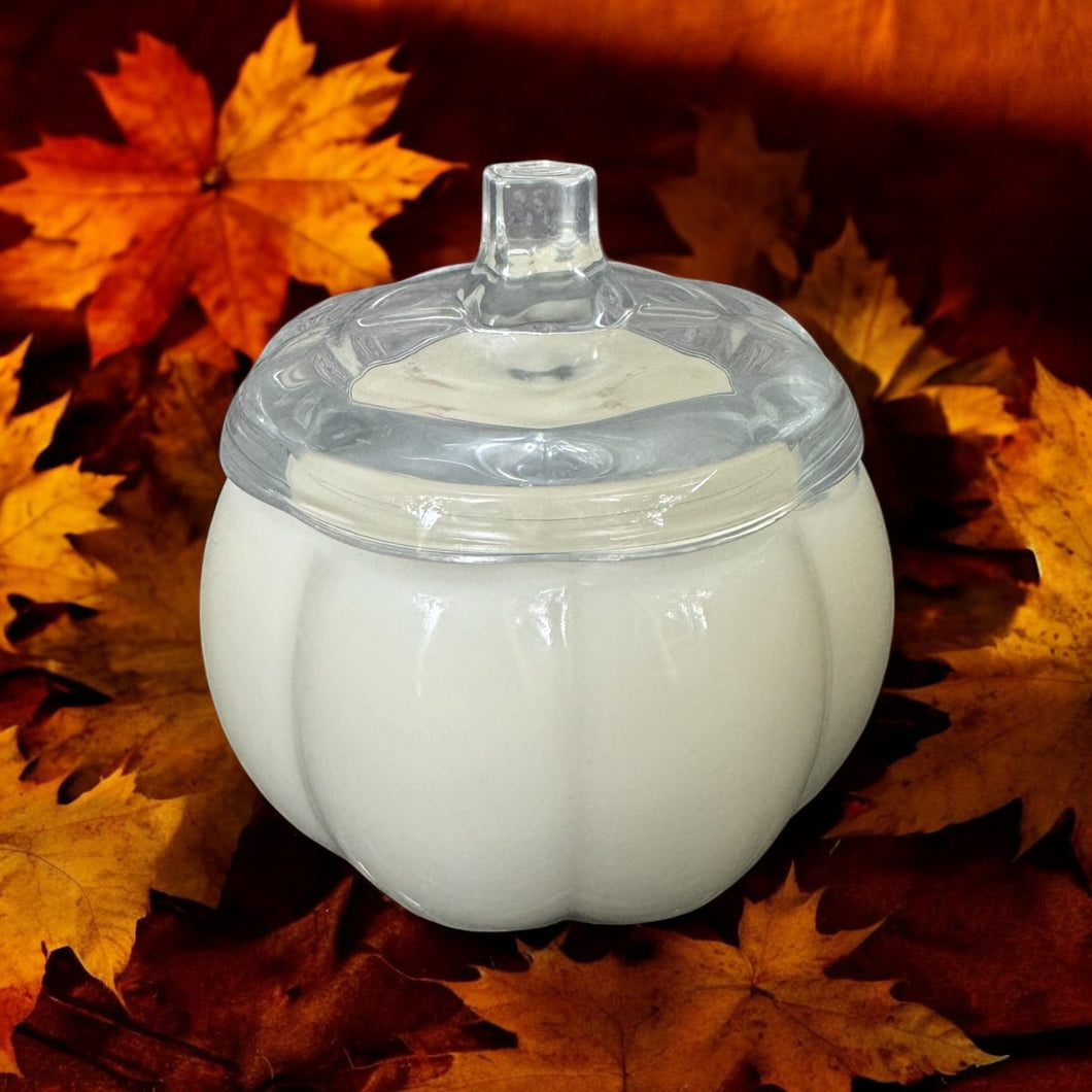 Glass pumpkin Jar