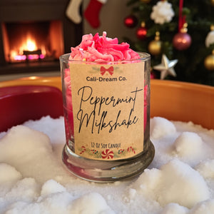 Peppermint Milkshake Whipped Candle
