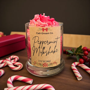 Peppermint Milkshake Whipped Candle