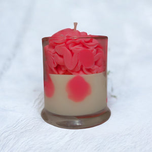 Strawberry Milkshake + Cow Candle