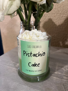 Pistachio cake Whipped Candle