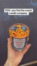 Load and play video in Gallery viewer, Spooky Spider Cider Whipped Candle
