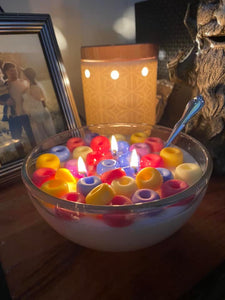 Fruit Loop Candle Bowl